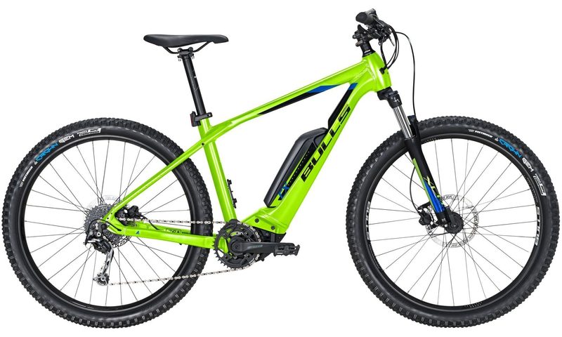 Bulls Copperhead E2 27,5 2021 in der Farbe metallic lime