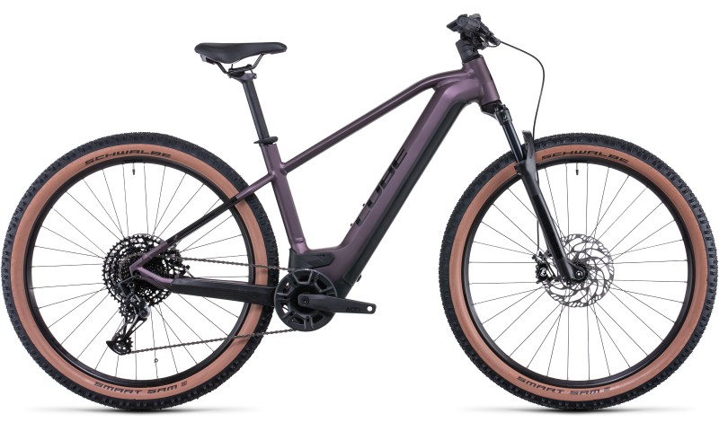 Cube Reaction Hybrid EXC 750 2022 in der Farbe smokylilac'n'black