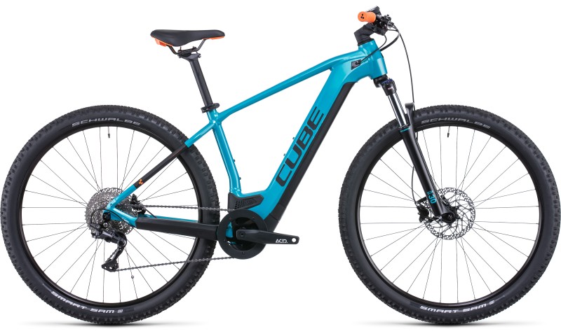 Cube Reaction Hybrid ONE 500 2022 in der Farbe aquamarine'n'orange 