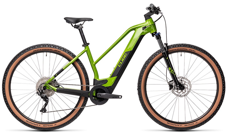 Cube Reaction Hybrid ONE 500 29 - Trapez 2021 in der Farbe deepgreen'n'black