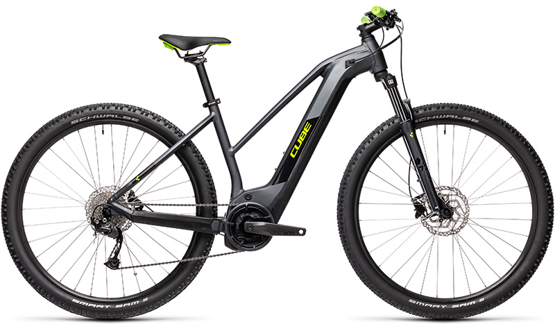 Cube Reaction Hybrid Performance 400 - Trapez 2021 in der Farbe iridium'n'green