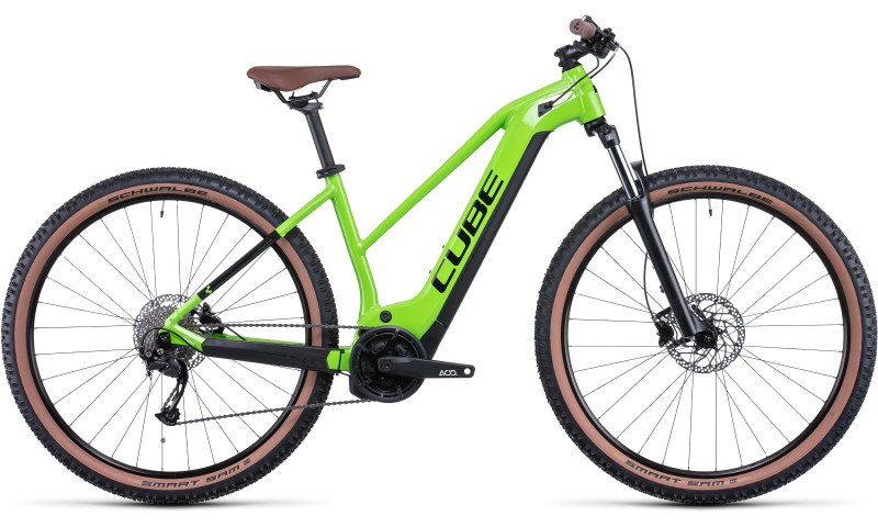 Cube Reaction Hybrid Performance 500 - Trapez 2022 in der Farbe shinyapple'n'green