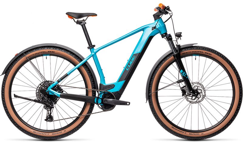 Cube Reaction Hybrid Pro 625 Allroad 29 2021 in der Farbe petrol'n'orange