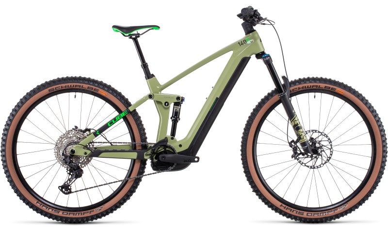 Cube Stereo Hybrid 140 HPC SL 750 29 2022 in der Farbe green'n'flashgreen