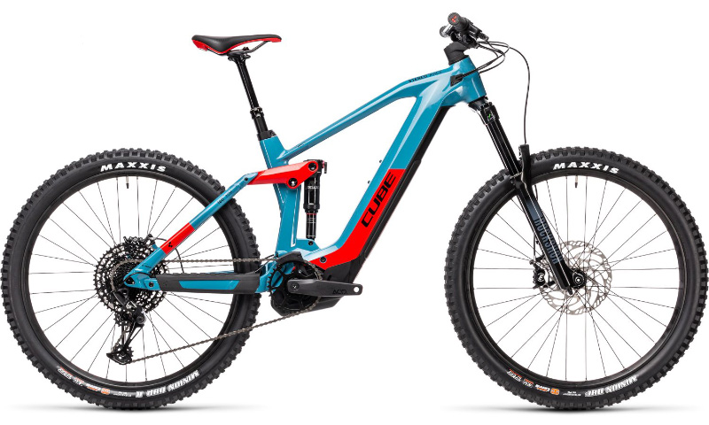 Cube Stereo Hybrid 160 HPC Race 625 2021 in der Farbe blue'n'red