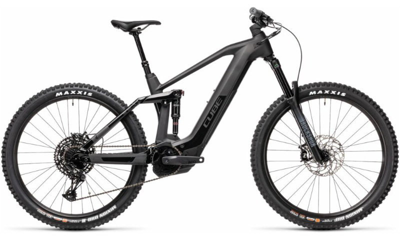 Cube Stereo Hybrid 160 HPC Race 625 2021 in der Farbe carbon'n'black