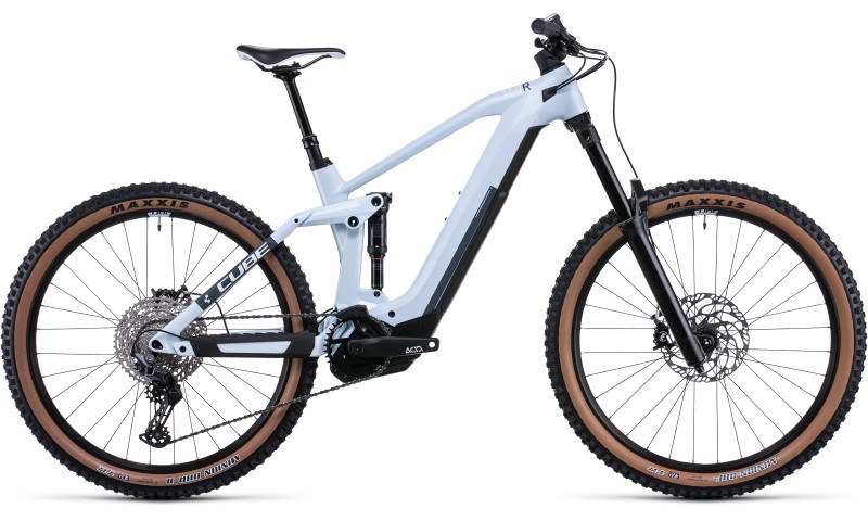 Cube Stereo Hybrid 160 HPC Race 625 2022 in der Farbe frostwhite'n'grey