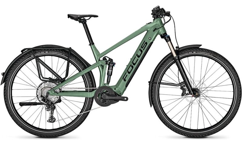 Focus Thron² 6.8 EQP 2021 in der Farbe mineral green