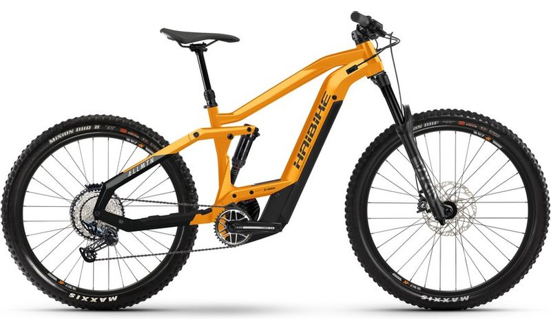 Haibike AllMtn 4 2021 in der Farbe lava / black