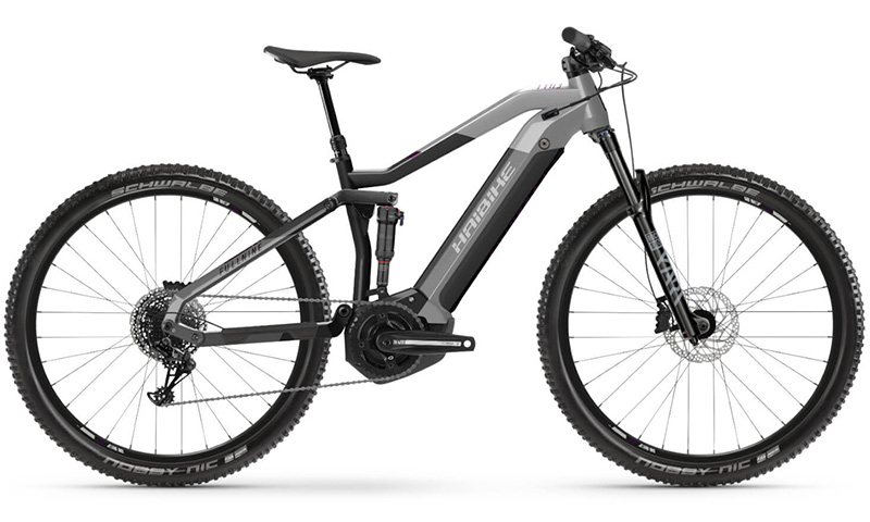 Haibike FullNine 7 2021 in der Farbe platin / anthracite