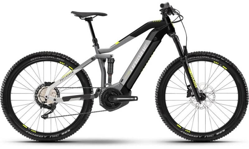 Haibike FullSeven 6 2021 in der Farbe urban grey / black