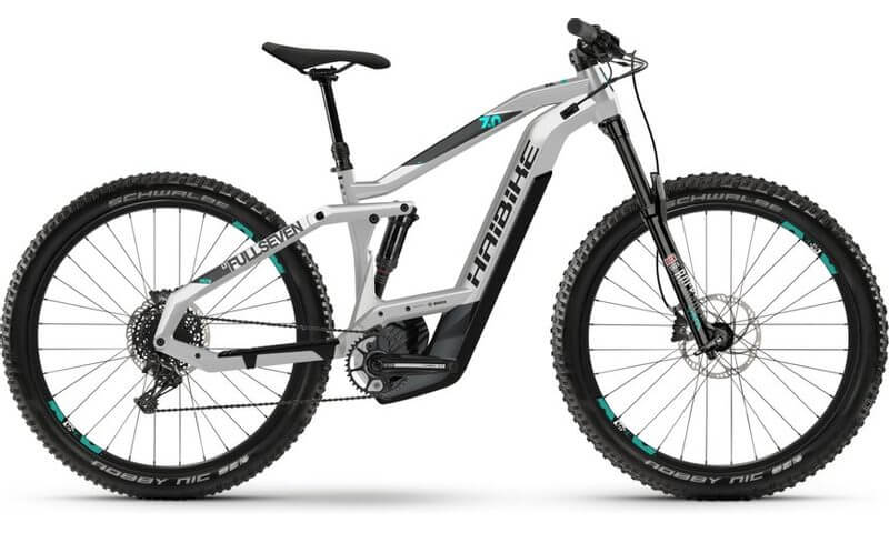 Haibike SDURO FullSeven LT 7.0 2020 in der Farbe schwarz / grau / türkis