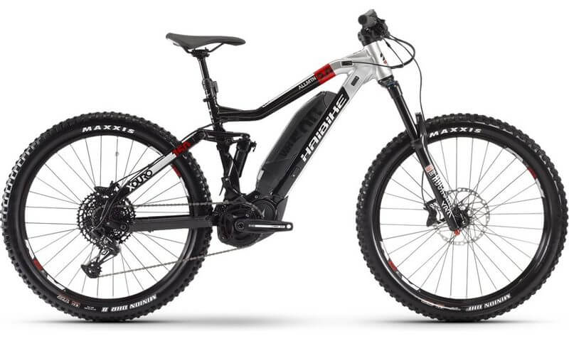 Haibike XDURO AllMtn 2.0 2020 in der Farbe schwarz / silber / rot