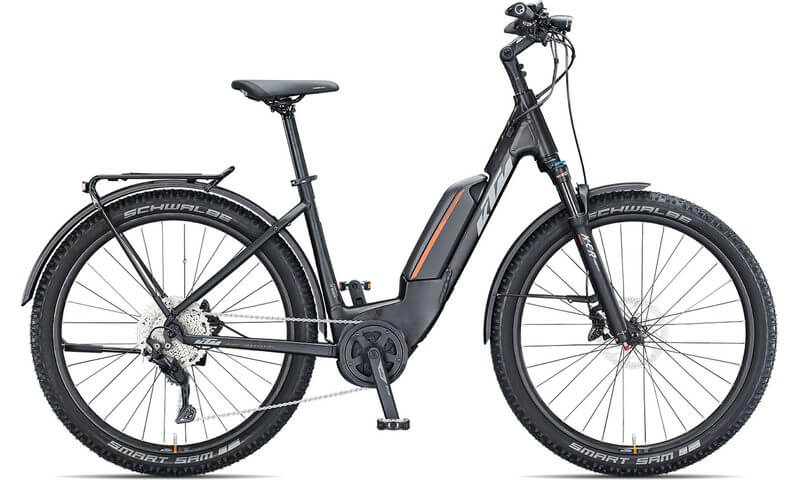 KTM Macina Aera P272 LFC 2021 in der Farbe black matt / grey orange