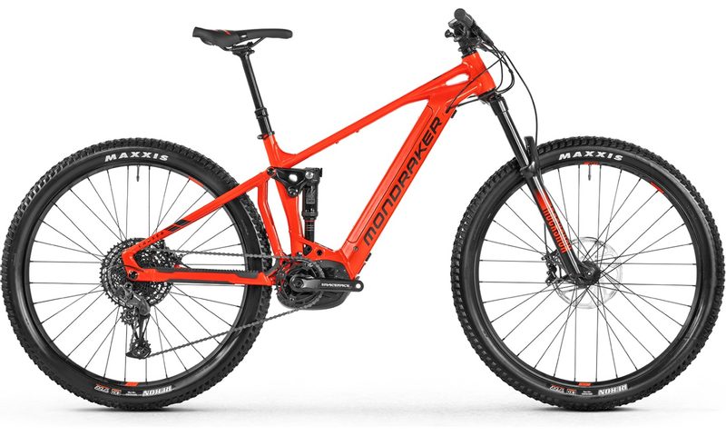 Mondraker Chaser+ 2021 in der Farbe flame red / black