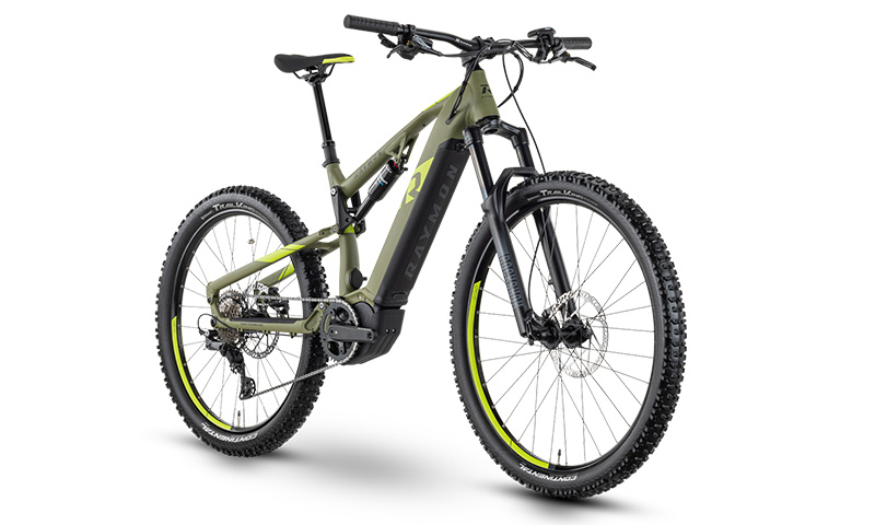 R Raymon TrailRay 140E 7.0 2022 in der Farbe armor / lime / black