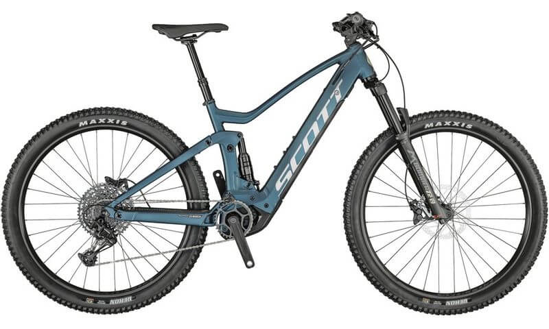 Scott Strike eRide 930 2022 in der Farbe juniper blue / black