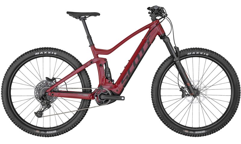 Scott Strike eRide 930 2022 in der Farbe vivid red / dark smoke