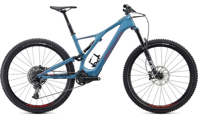 Specialized Turbo Levo SL Comp Carbon 2020 in der Farbe storm grey / rocket red