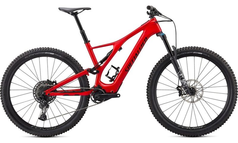 Specialized Turbo Levo SL Comp Carbon 2021 in der Farbe flo red / black