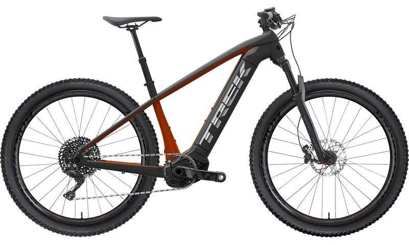 Trek Powerfly 7 2021 in der Farbe lithium grey / crimson