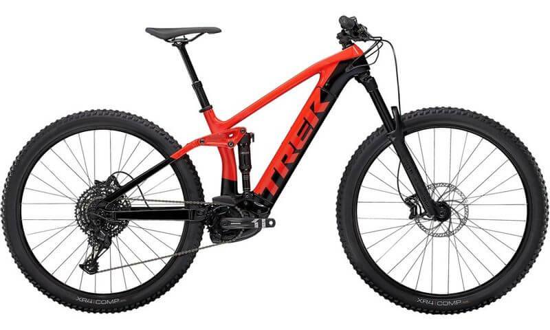 Trek Rail 9.5 2021 in der Farbe gloss radioactive ted / trek black