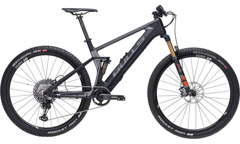 Bulls Wild Flow EVO SL 2019 in der Farbe schwarz matt / chrome