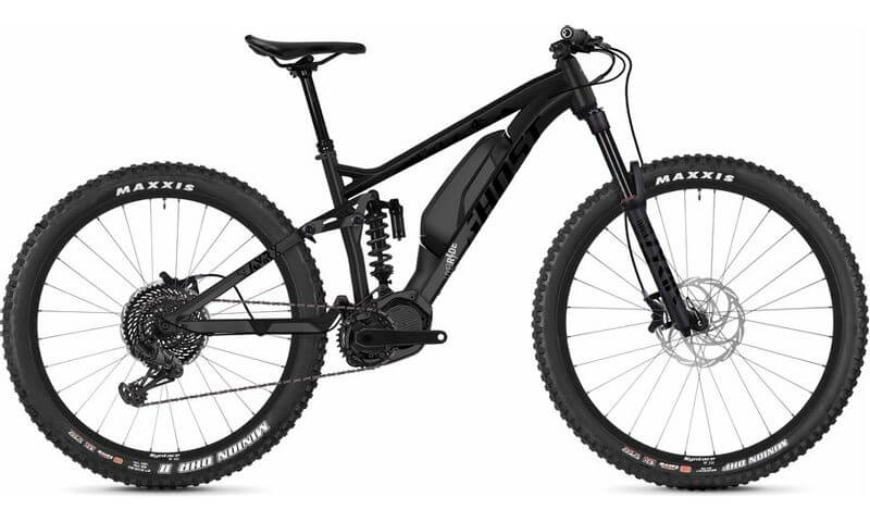 Ghost Hybride SL AMR X S4.7+ AL U 2020 in der Farbe night black / jet black / iridium silver