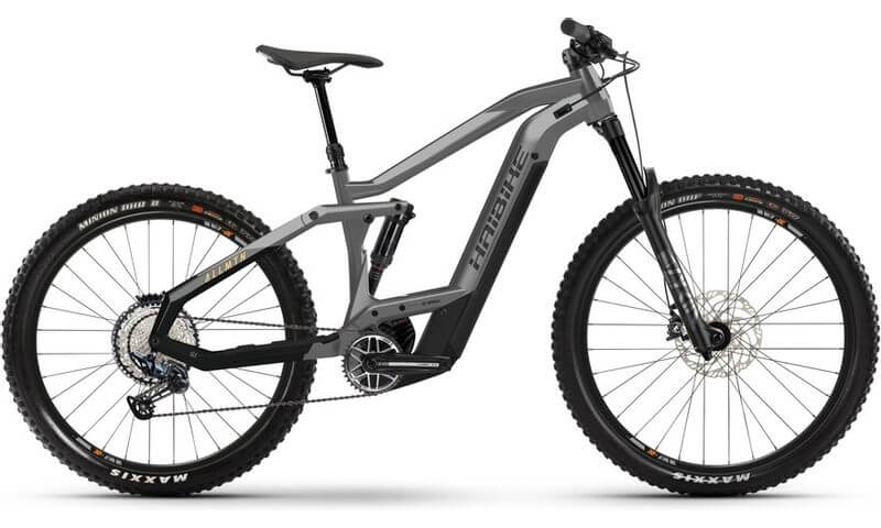 Haibike AllMtn 4 2021 in der Farbe cool grey / black matt