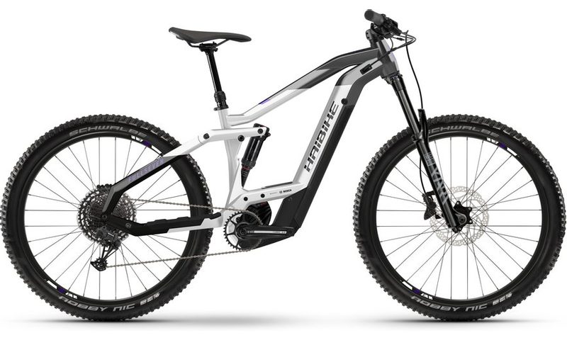 Haibike FullSeven 8 2021 in der Farbe anthracite / white / black