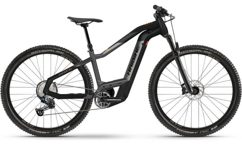 Haibike HardNine 10 2021 in der Farbe titan / black matte