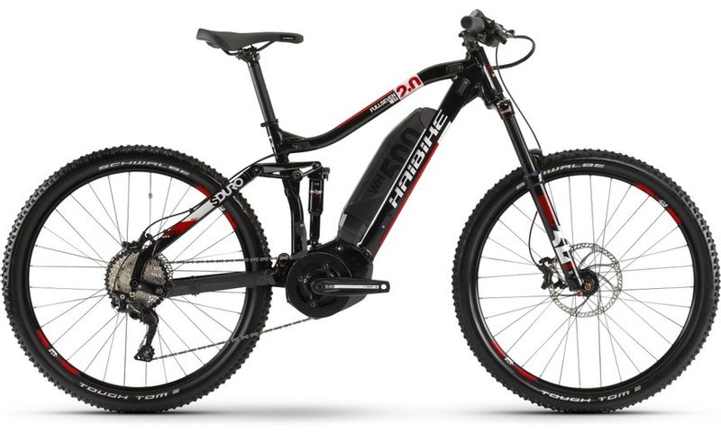 Haibike SDURO FullSeven LT 2.0 2020 in der Farbe schwarz / weiß / rot
