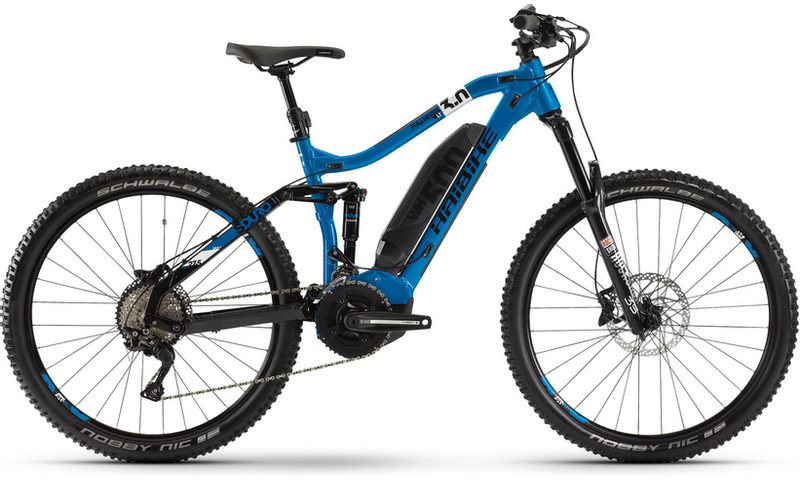 Haibike SDURO FullSeven LT 3.0 2020 in der Farbe blau / weiß / schwarz