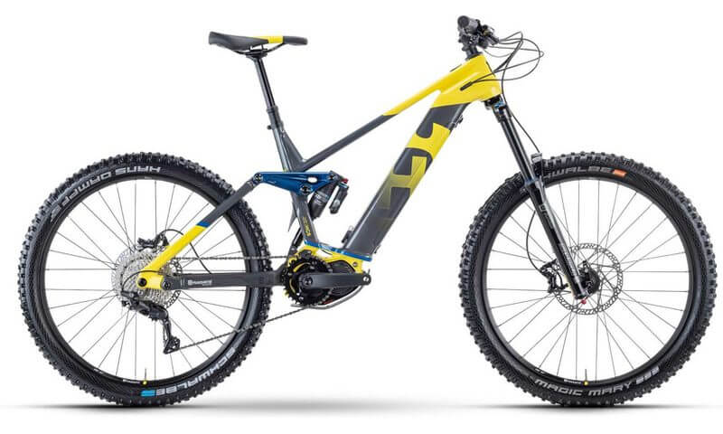 Husqvarna Hard Cross 6 2021 in der Farbe yellow / anthracite / blue