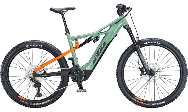 KTM Macina Kapoho 2972 2021 in der Farbe plant green (black + orange)