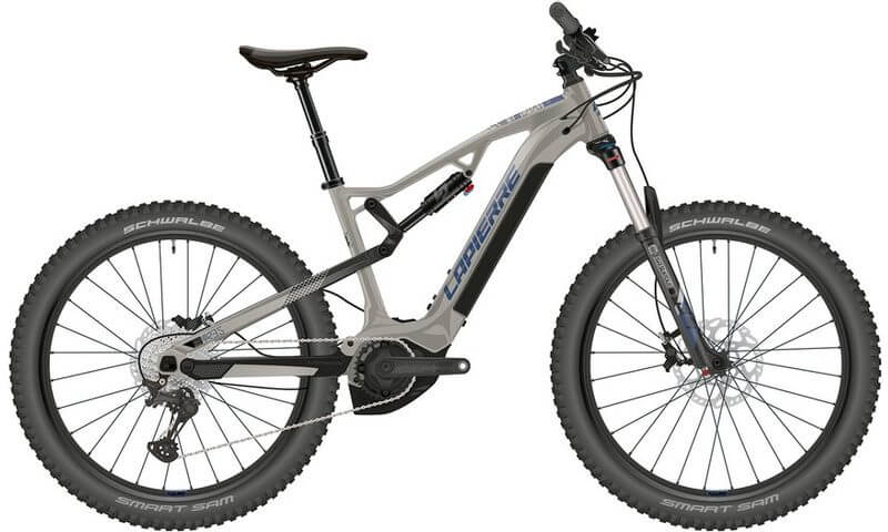 LaPierre Overvolt TR 3.5 2021 in der Farbe grau / schwarz / blau