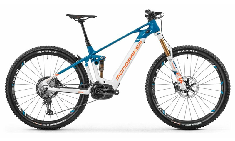 Mondraker Crafty Carbon RR 2020 in der Farbe white / petrol / fox orange