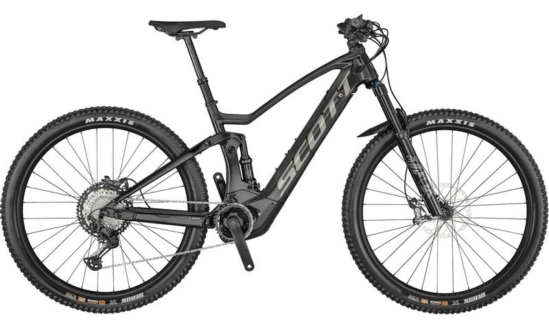 Scott Strike eRide 900 Premium 2021 in der Farbe raw carbon / brushed metall