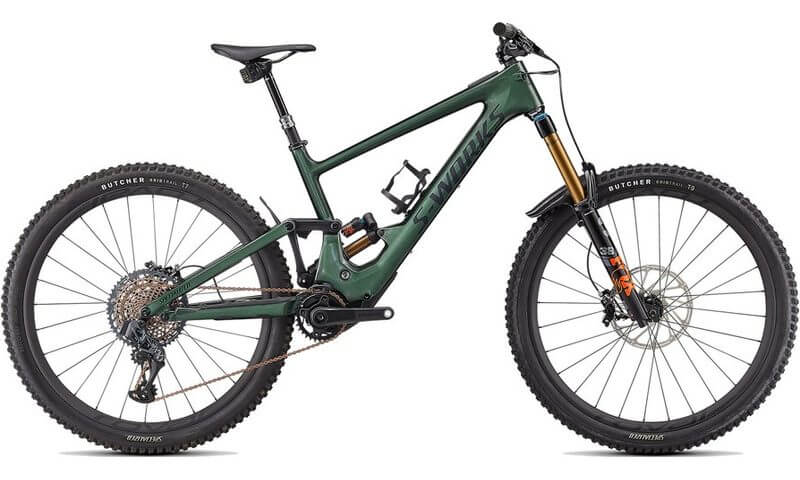 Specialized S-Works Turbo Kenevo SL 2022 in der Farbe gloss oak green metallic / satin black